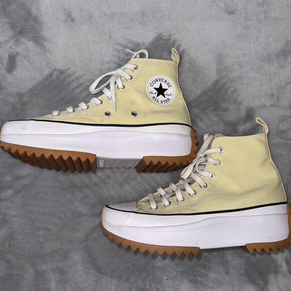 Converse Chuck Taylor All Star Lugged HI Lemon Drop A2132C Women Sz 8.5 Men 7 - Picture 7 of 12